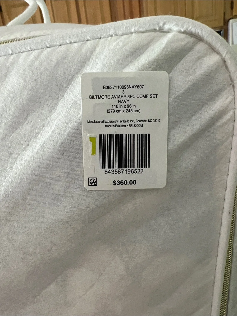 Biltmore Navy Floral & Bird Comforter